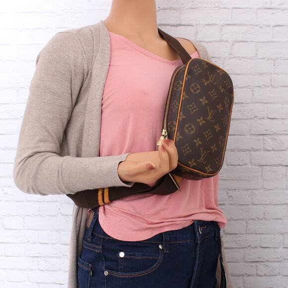 Louis Vuitton Pochette Gange Monogram Bumbag Belt Waist Crossbody Pouch A4285 - Picture 3 of 13
